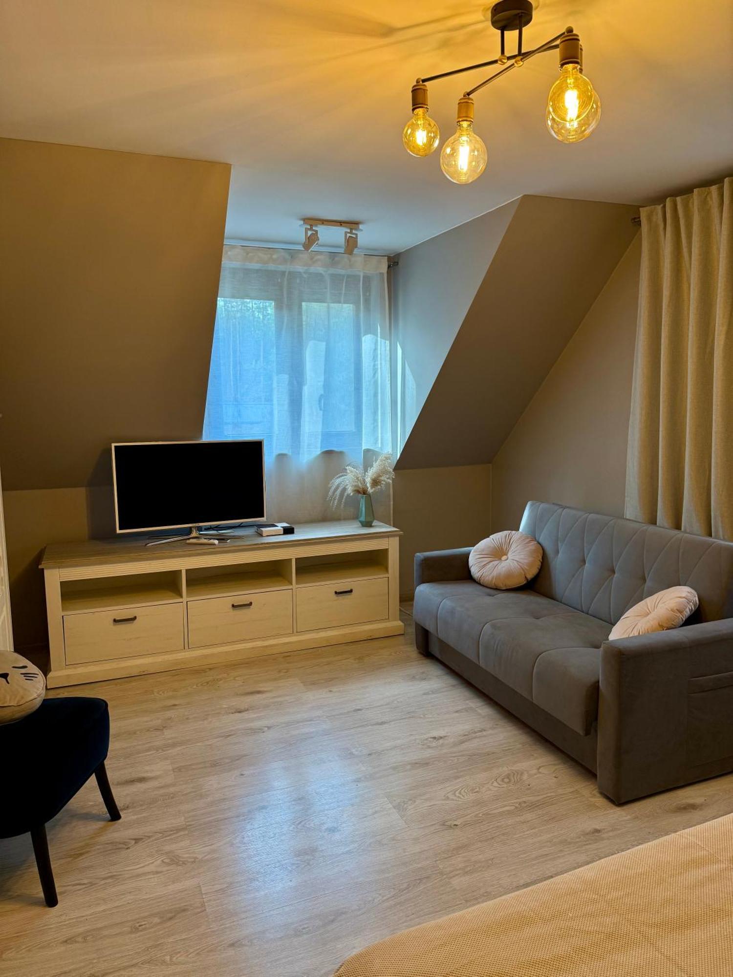 Domek W Lesie Nad Zalewem Chancza Exteriér fotografie